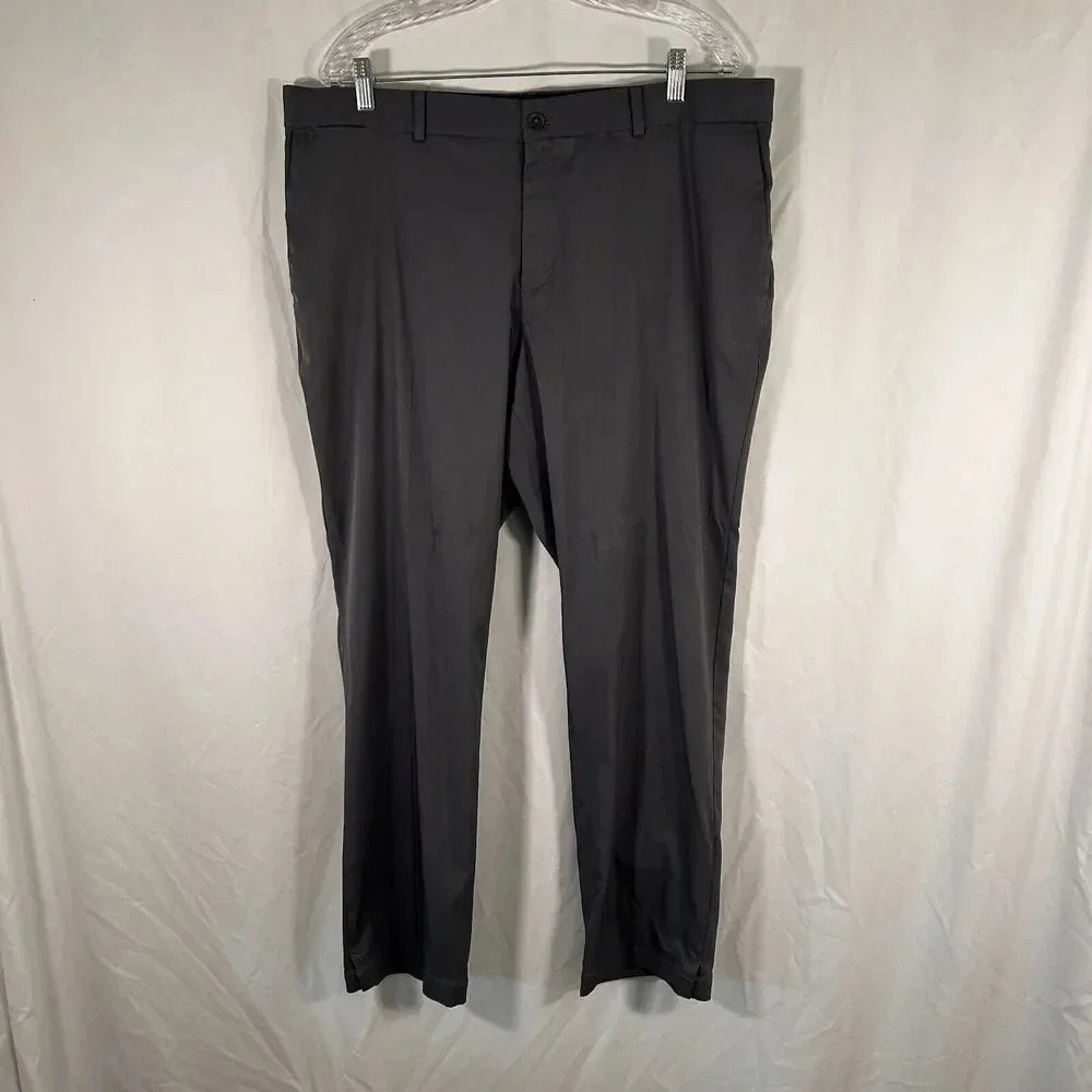 Nike Golf Pants Men's 38x30 Grey Standard FIt Dri-Fit Pockets Polyester